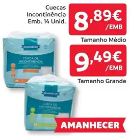 Cuecas Incontinência Tamanho Médio