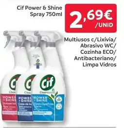 Amanhecer Cif Power & Shine Spray promoção
