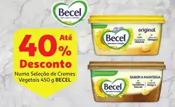 Auchan Numa Seleção de Cremes Vegetais BECEL promoção