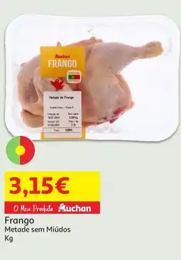 Auchan Frango Metade sem Miúdos promoção