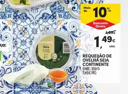 Continente Requeijão de ovelha seia continente promoção
