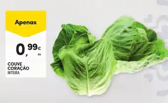Continente Couve coração inteira promoção