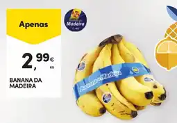 Continente Banana da madeira promoção
