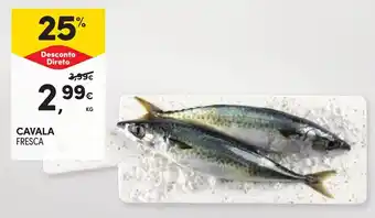 Continente Cavala fresca promoção