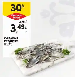 Continente Carapau pequeno fresco promoção