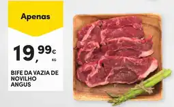 Continente Bife da vazia de novilho angus promoção