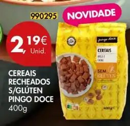 Pingo Doce Cereais recheados s/glúten pingo doce promoção