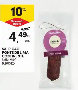 Continente Salpicão ponte de lima continente promoção