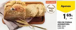 Continente Pão de forma assinatura promoção