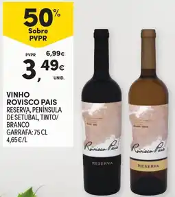 Continente Vinho rovisco pais promoção