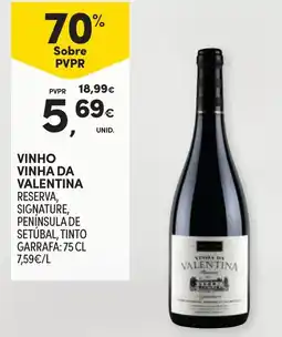 Continente Vinho vinha da valentina promoção