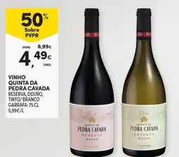 Continente Vinho quinta da pedra cavada promoção