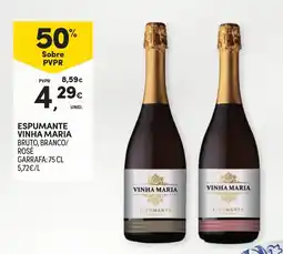 Continente Espumante vinha maria promoção