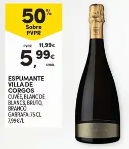 Continente Espumante villa de corgos promoção