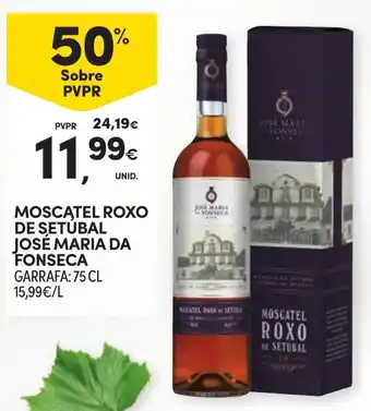 Continente Moscatel roxo de setubal josé maria da fonseca promoção