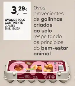 Continente Ovos de solo continente promoção