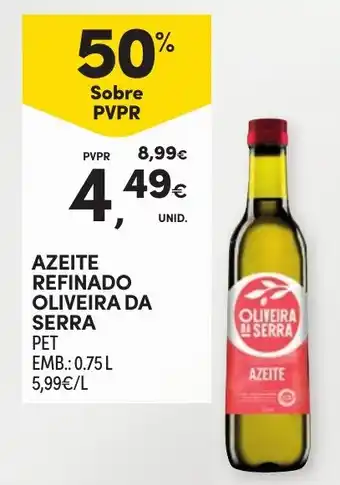 Continente Azeite refinado oliveira da serra promoção
