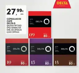 Continente Cápsulas de café delta q promoção