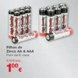 kik Pilhas de Zinco AA & AAA promoção