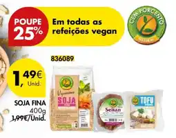 Pingo Doce Soja fina promoção