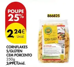 Pingo Doce Cornflakes s/glúten cem porcento promoção