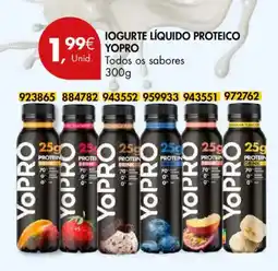 Pingo Doce Iogurte líquido proteico yopro promoção
