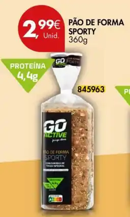 Pingo Doce Pão de forma sporty promoção