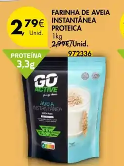Pingo Doce Farinha de aveia instantânea proteína promoção
