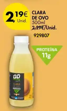 Pingo Doce Clara de ovo promoção