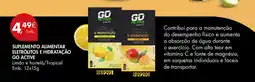 Pingo Doce Suplemento alimentar eletrólitos e hidratação go active promoção