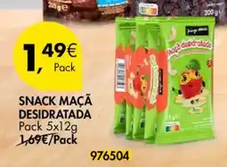 Pingo Doce Snack maçã desidratada promoção