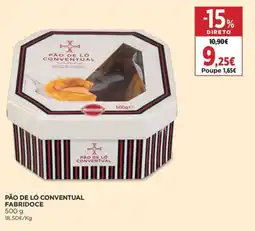 Supercor Pão de lo conventual fabridoce promoção