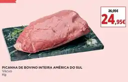 Supercor Picanha de bovino inteira américa do sul vácuo promoção