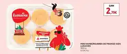 Supercor Mini hamburgueres de frango kids lusiaves promoção