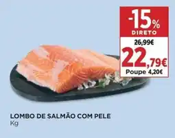 Supercor Lombo de salmão com pele promoção