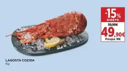 Lagosta cozida