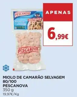 Supercor Miolo de camarão selvagem 80/100 pescanova promoção