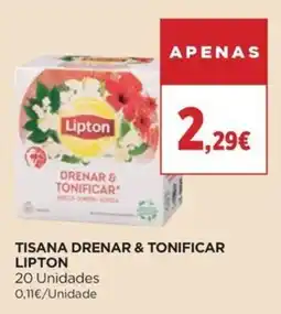 Supercor Tisana drenar & tonificar lipton promoção