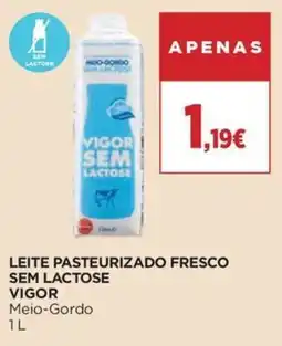 Leite pasteurizado fresco sem lactose vigor
