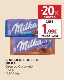 Supercor Chocolate de leite milka promoção
