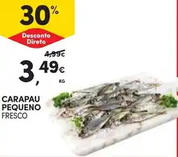 Continente Carapau pequeno fresco promoção