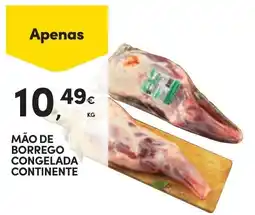 Continente Mão de borrego congelada continente promoção