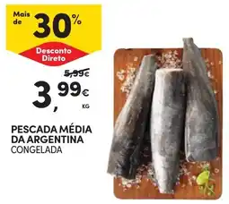 Continente Pescada média da argentina congelada promoção