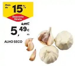 Continente Alho seco promoção