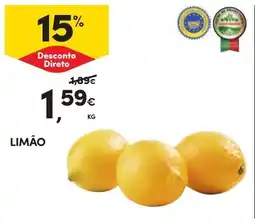 Continente Limão promoção