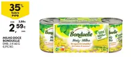 Continente Milho doce bonduelle promoção