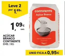 Continente Açúcar branco continente promoção
