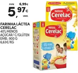 Continente Farinha láctea cerelac promoção
