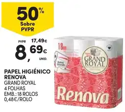 Continente Papel higiénico renova promoção