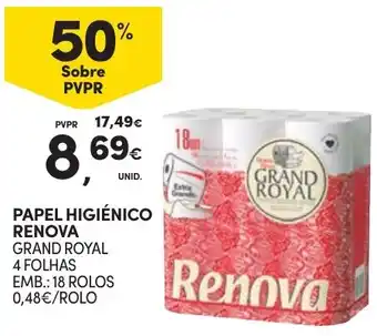 Continente Papel higiénico renova promoção